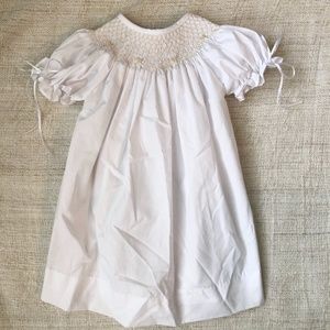 Pleats & Stitches Smocked Heirloom Dress